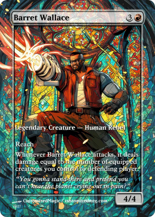 Final Fantasy Mtg Barret Commander: FINAL FANTASY Barret, Avalanche Leader (Chocobo Track Foil) Orb Sports Cards & Collectibles Final Fantasy Main Set - Commanders Part 1 Of 4 | Magic The Gathering Proxy Cards Final Fantasy Mtg Barret Commander: FINAL FANTASY Barret, Avalanche Leader (Chocobo Track Foil) Orb Sports Cards & Collectibles Final Fantasy Main Set - Commanders Part 1 Of 4 | Magic The Gathering Proxy Cards