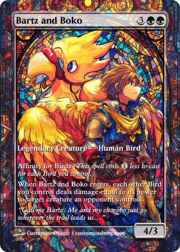bartz mtg card Bartz Klauser - Winota, Joiner of Forces (Showcase) [FINAL FANTASY :  Through the Ages] main image 1