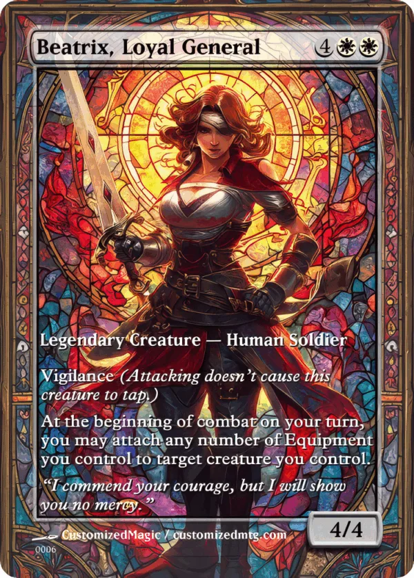 final fantasy mtg beatrix Beatrix, Loyal General [FINAL FANTASY] main image 1