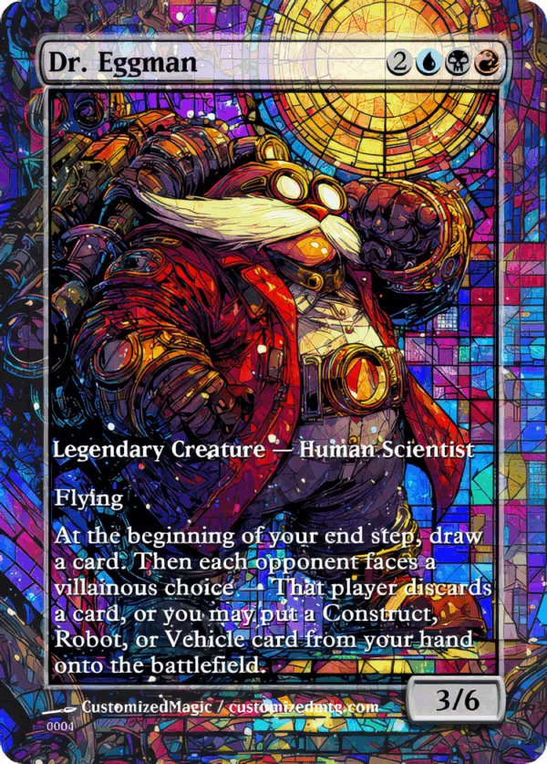 Secret Lair X Sonic: Friends & Foes - Stained Glass | Magic The Gathering Proxy Cards Secret Lair X Sonic: Friends & Foes - Stained Glass | Magic The Gathering Proxy Cards