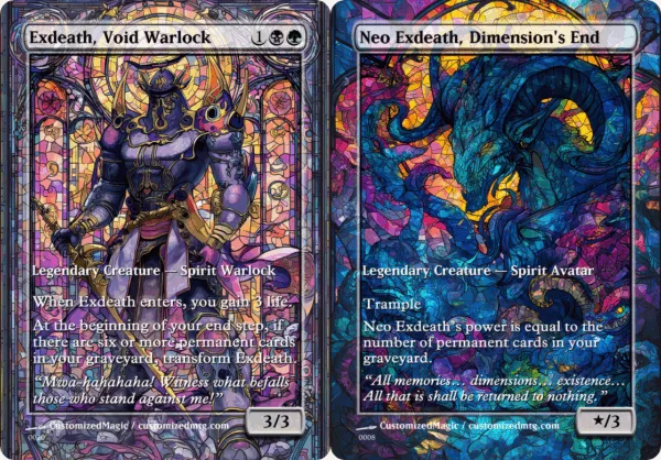 Final Fantasy Main Set - Double Sided Commanders | Magic The Gathering Proxy Cards Final Fantasy Main Set - Double Sided Commanders | Magic The Gathering Proxy Cards