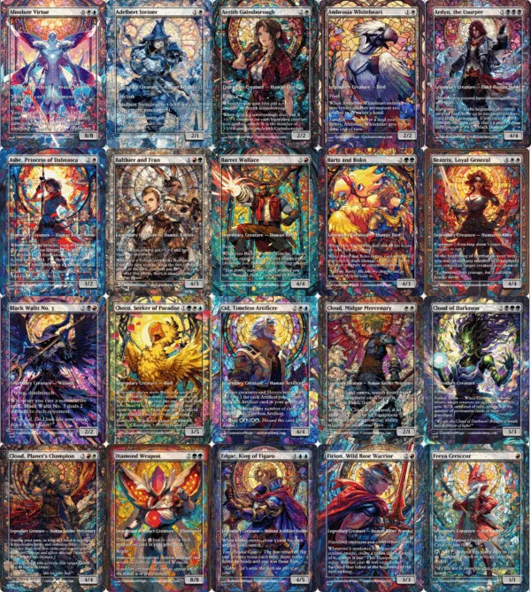 Final Fantasy Main Set - Commanders Part 1 Of 4 | Magic The Gathering Proxy  Cards