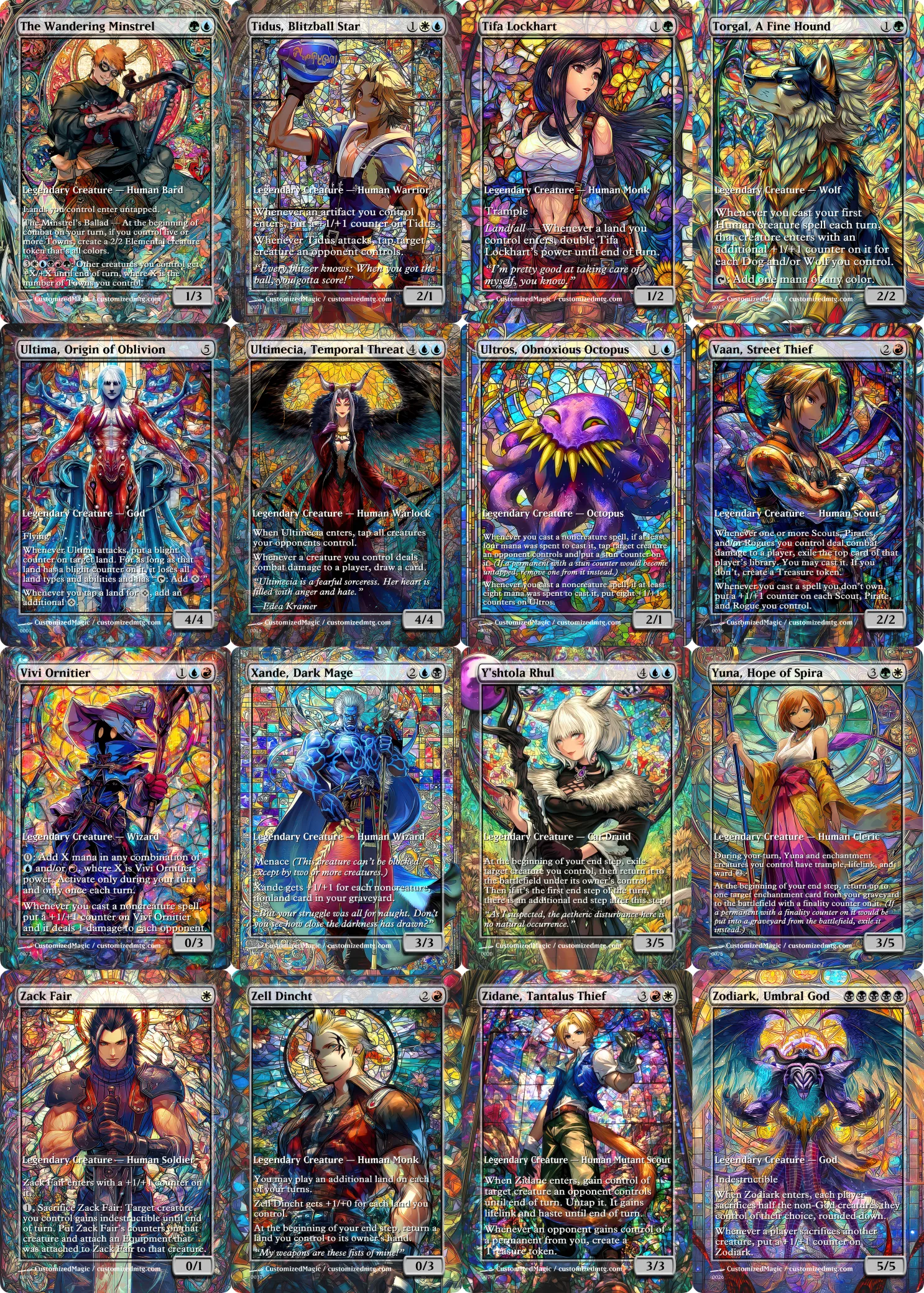 Final Fantasy Main Set - Commanders Part 4 Of 4 | Magic The