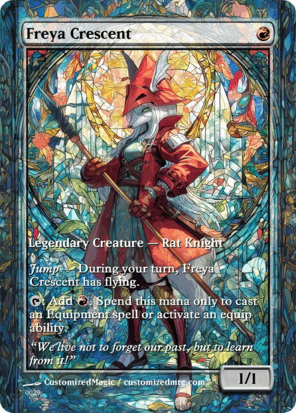 freya crescent mtg card Magic The Gathering - Universes Beyond - Final Fantasy