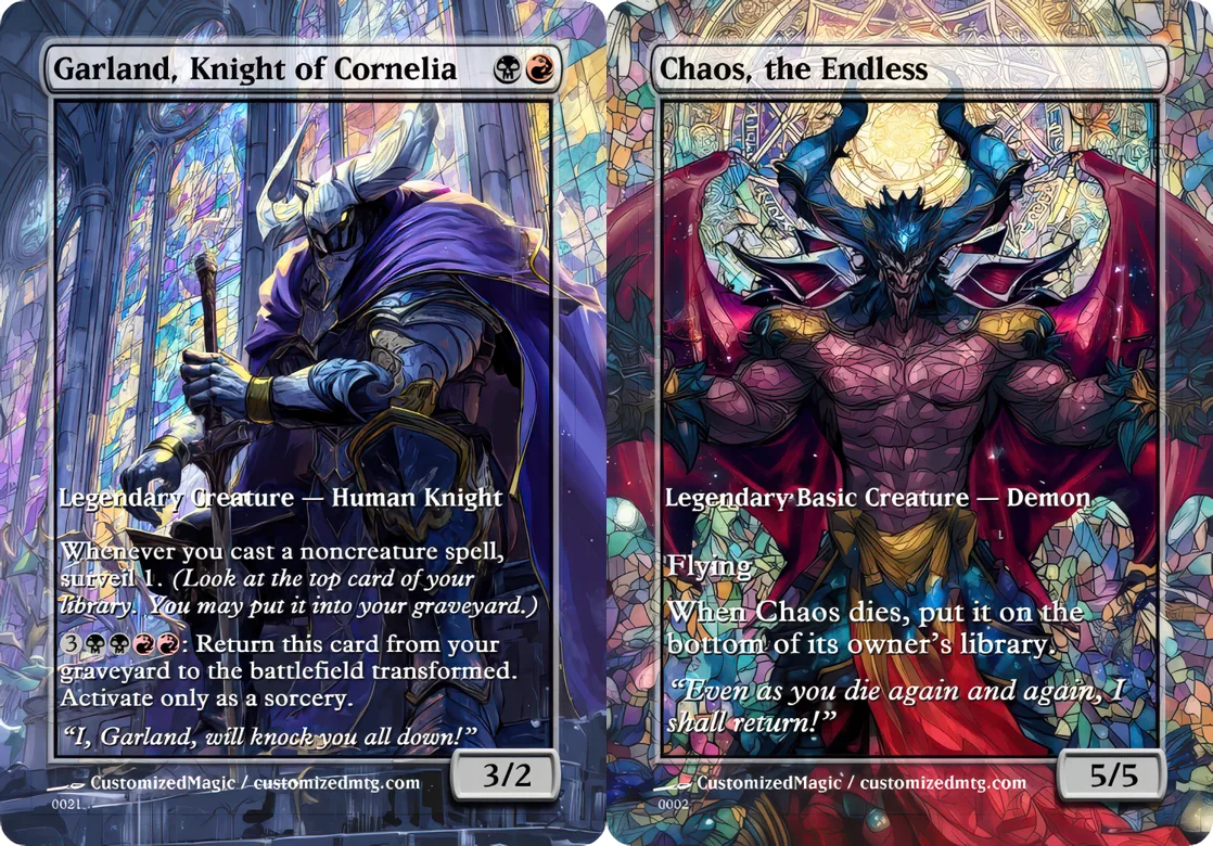 Final Fantasy Main Set - Double Sided Commanders - Image 5