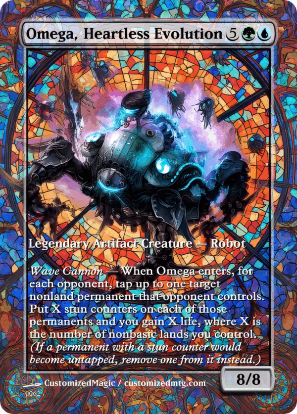 omega the heartless final fantasy mtg Final Fantasy Variants Foil: Omega, Heartless Evolution (0347