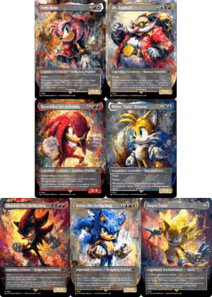 Secret Lair x Sonic: Friends & Foes - Oil Paint