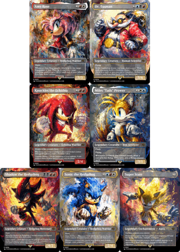 Secret Lair x Sonic: Friends & Foes - Oil Paint