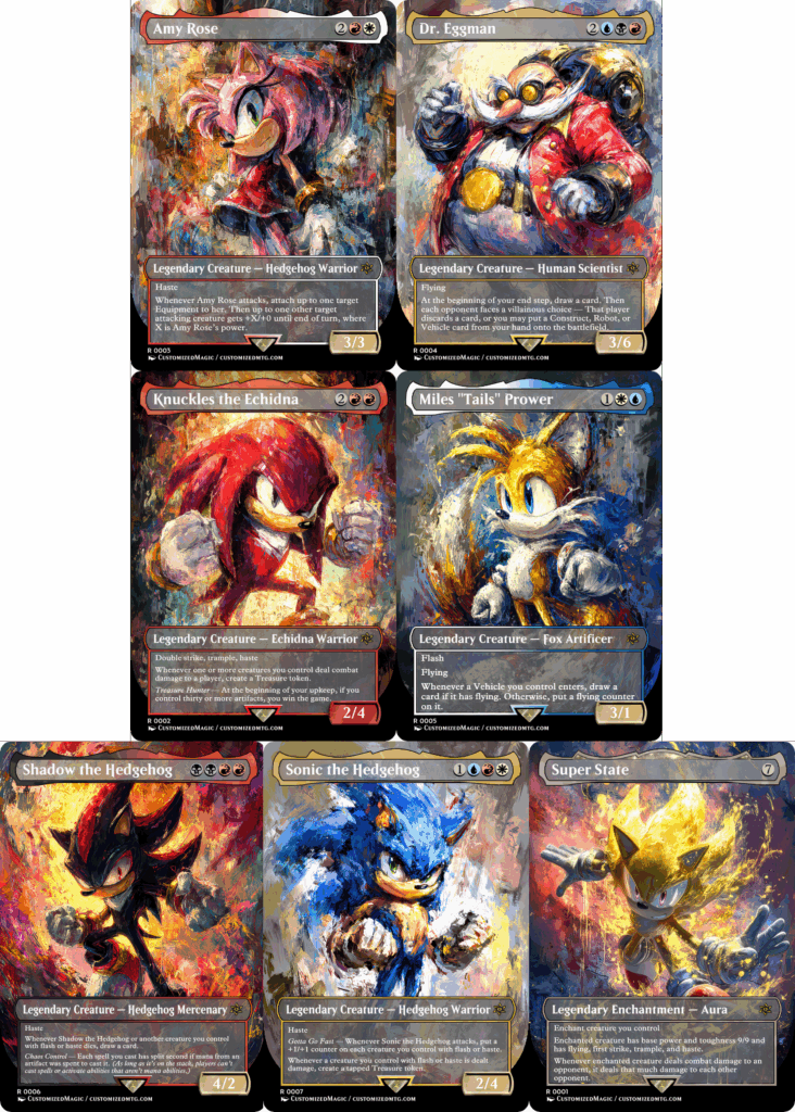 Super Shadow Sonic Secret Lair X Sonic: Friends & Foes | Secret