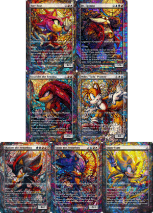 Secret Lair x Sonic: Friends & Foes - Stained Glass