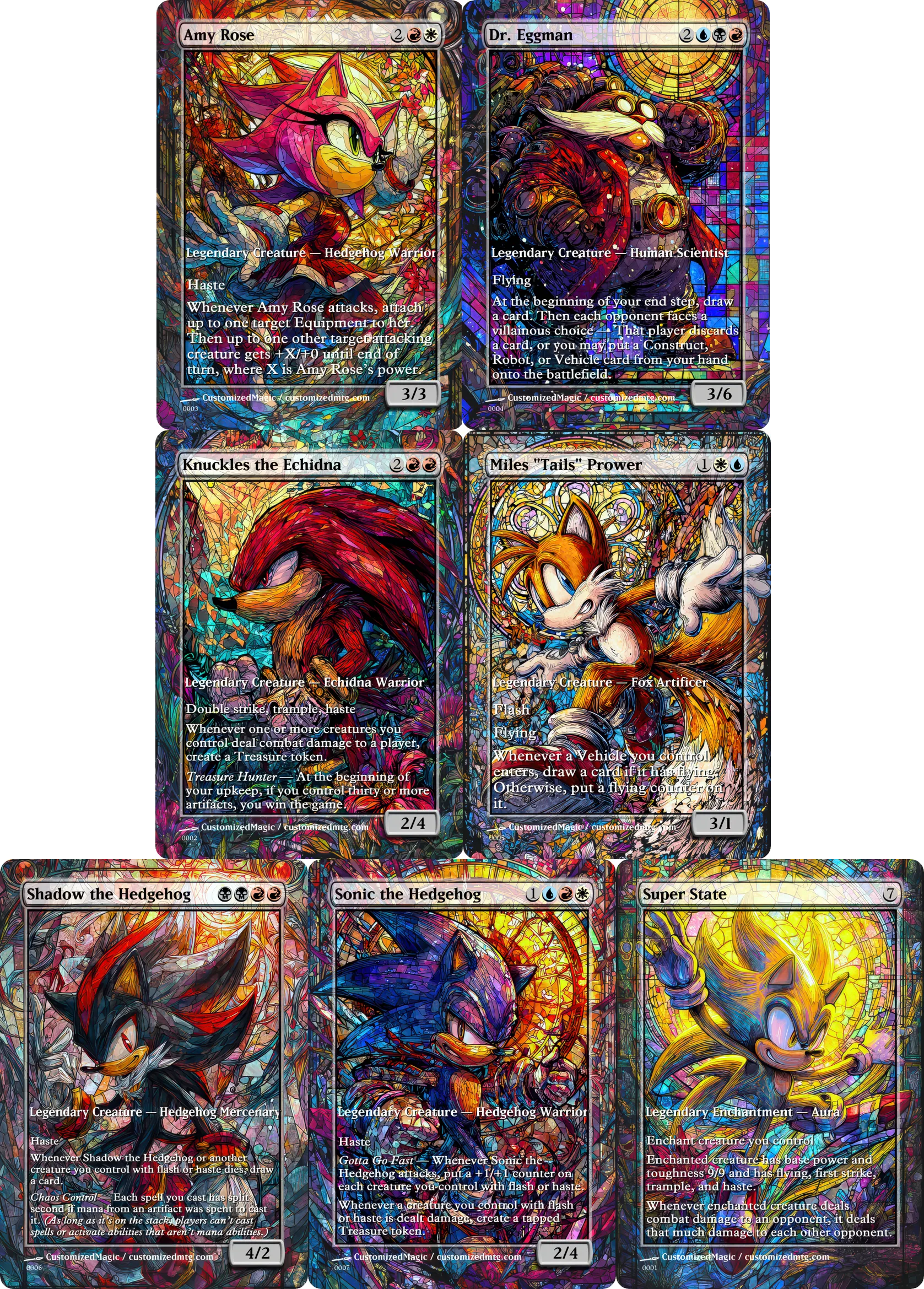 Secret Lair Sonic Friends Foes 非フォイル 2個 Secret Lair x Sonic: Friends & Foes Foil Edition | Secret Lair