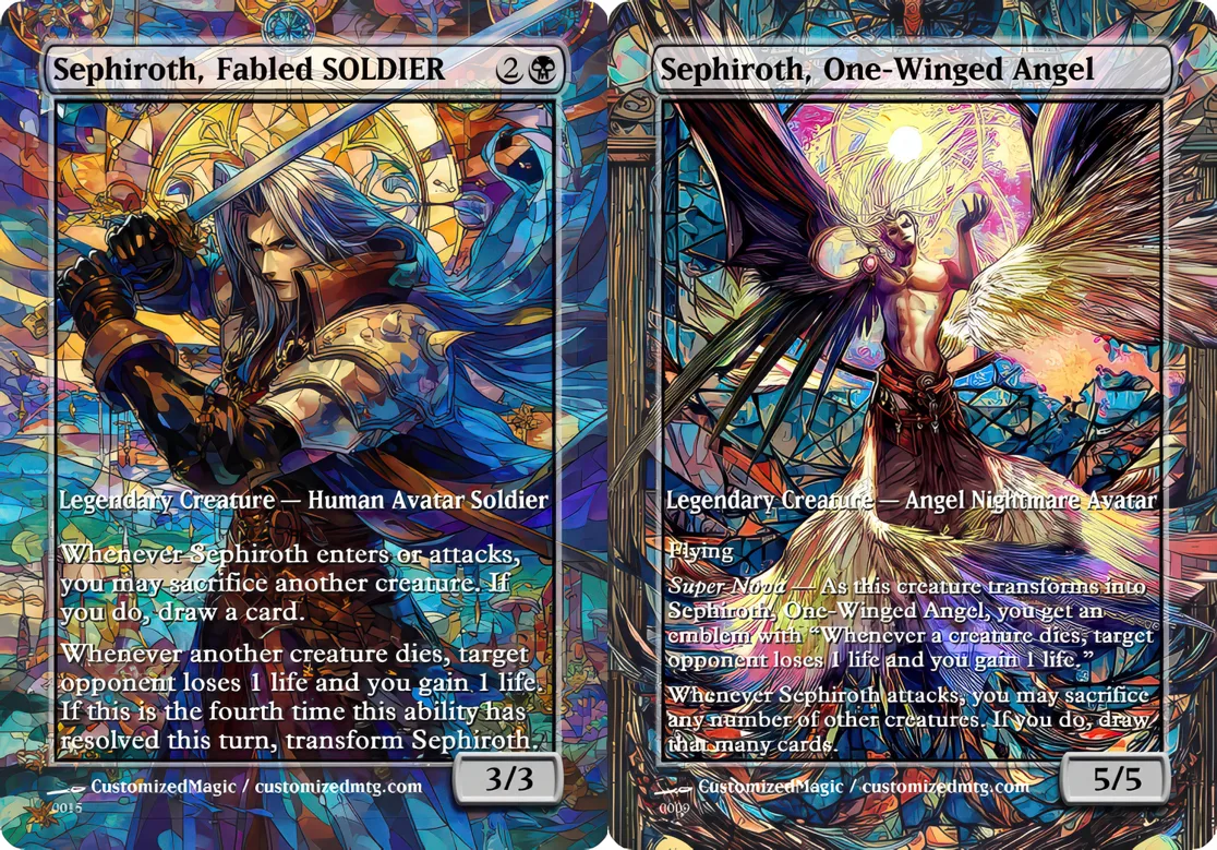 Final Fantasy Main Set - Double Sided Commanders - Image 8