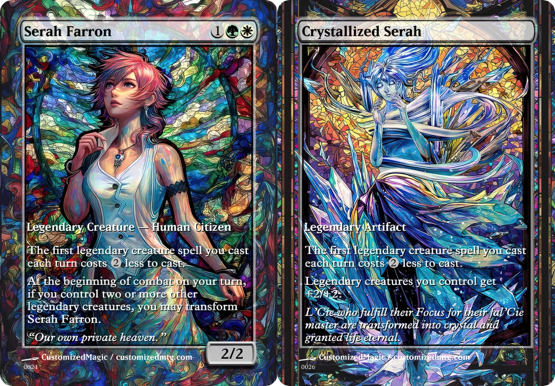 Final Fantasy Main Set - Double Sided Commanders - Image 9