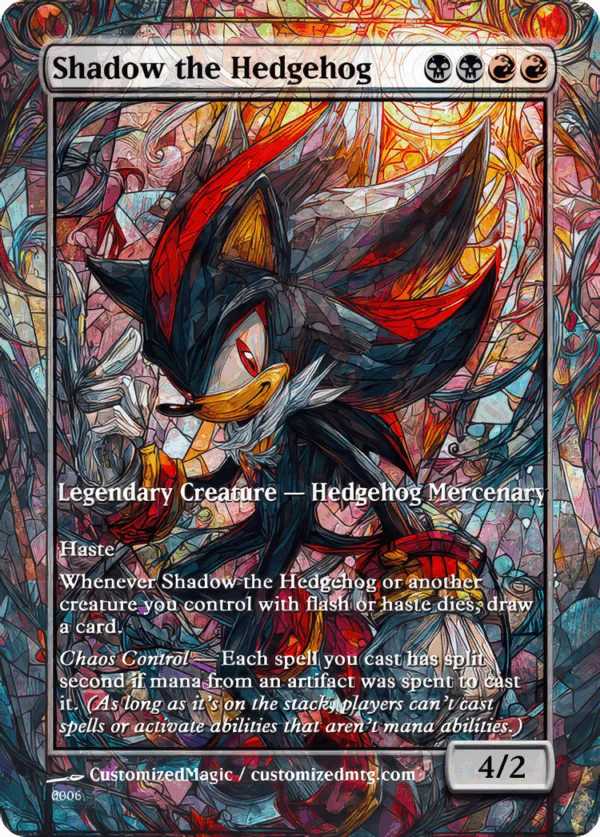 Secret Lair X Sonic: Friends & Foes - Stained Glass | Magic The Gathering Proxy Cards Secret Lair X Sonic: Friends & Foes - Stained Glass | Magic The Gathering Proxy Cards