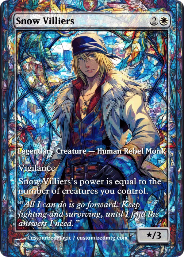 snow mtg final fantasy Nibelheim Aflame (Borderless) [FINAL FANTASY] main image 0