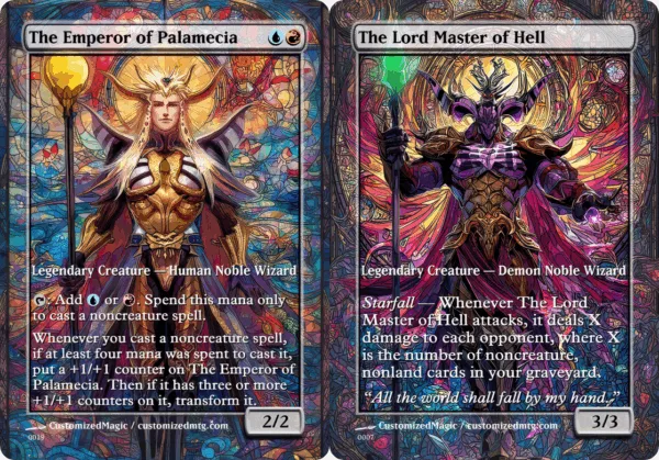 mtg final fantasy the emperor of Palamecia Mint / near mint condition trading card The Emperor (Full Art) -