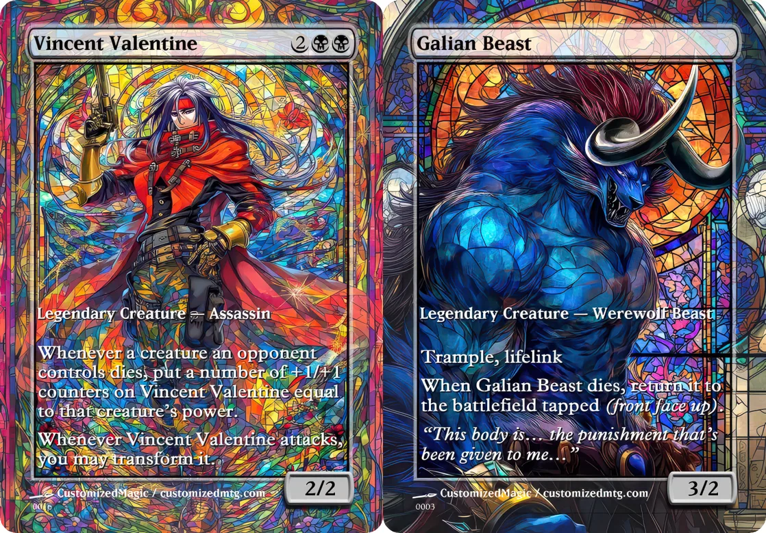 Final Fantasy Main Set - Double Sided Commanders - Image 13