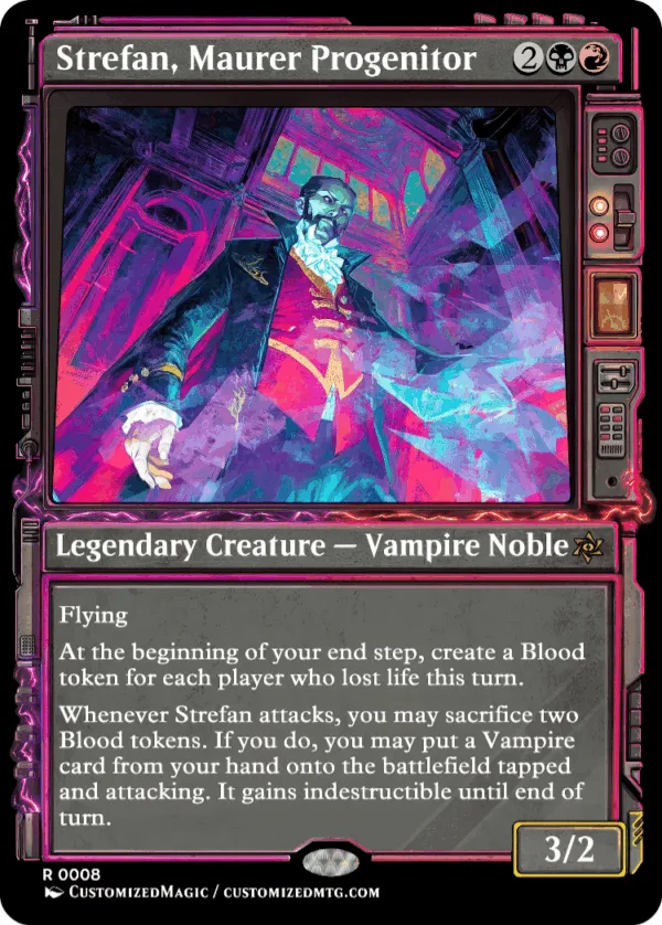 mtg strefan commander deck Two new commanders are entering the #MTGCrimson battlefield! Build up Blood tokens with Strefan, Maurer Progenitor, or build your Spirit squad with Millicent, Restless Revenant you may put a Vampire card from your hand onto the battlefield tapped and attacking Ultra Pro: MTG - Innistrad