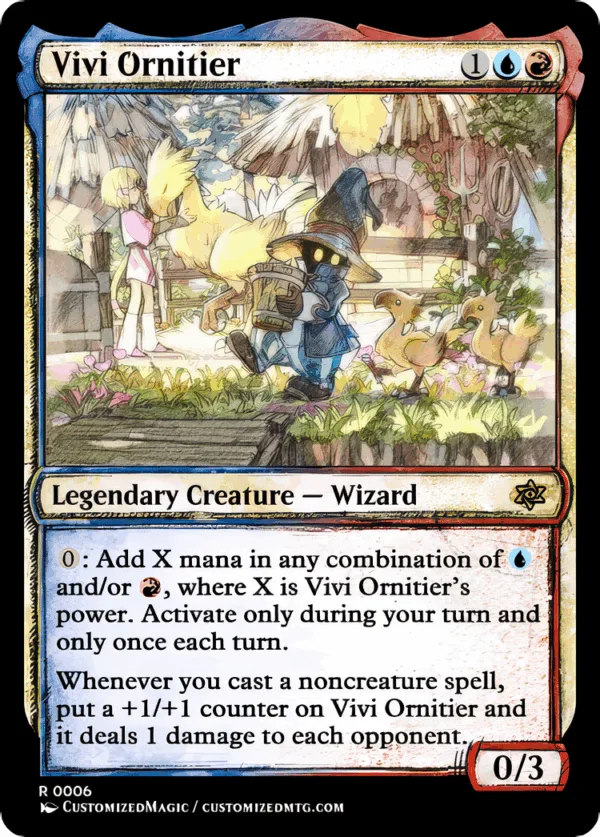 Vivi Ornitier | Magic The Gathering Proxy Cards