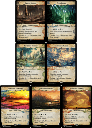 Cycling Dual Lands – Ixalan Frame