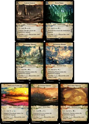Cycling Dual Lands – Ixalan Frame