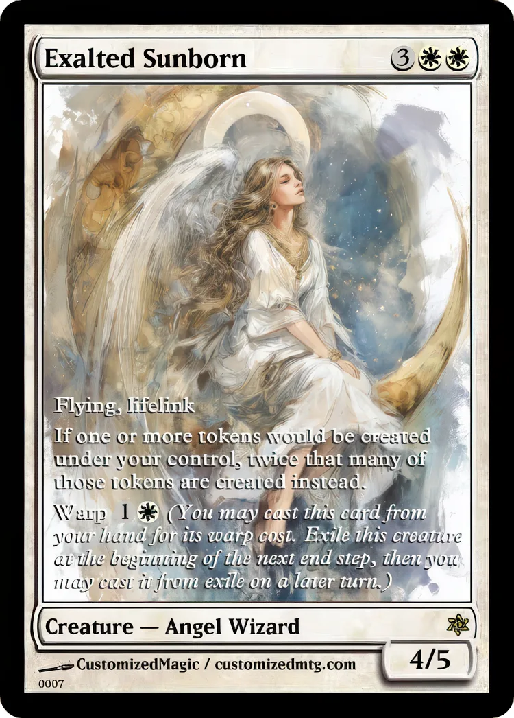 Exalted Sunborn | Exalted Sunborn.16 | Magic the Gathering / MTG Proxy Cards | Exalted Sunborn Exalted Sunborn