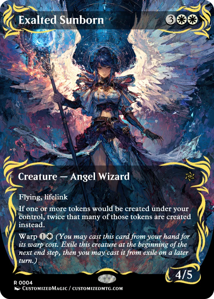 Exalted Sunborn | Exalted Sunborn.3 | Magic the Gathering / MTG Proxy Cards | Exalted Sunborn Exalted Sunborn - Image 4
