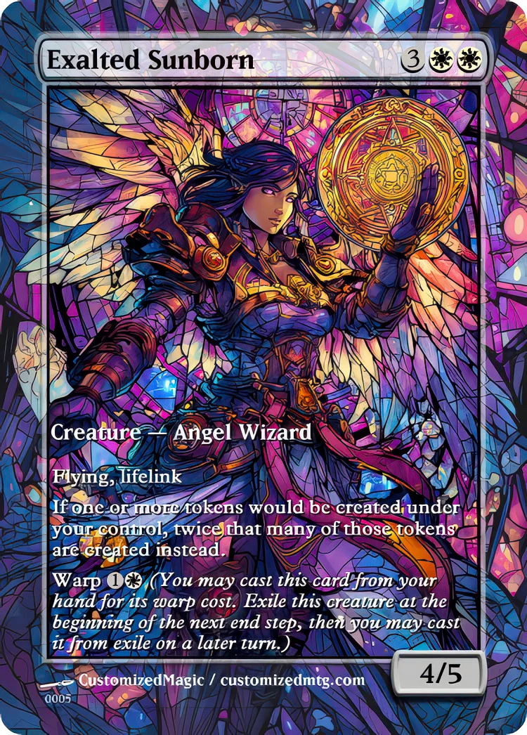 Exalted Sunborn | Exalted Sunborn.4 | Magic the Gathering / MTG Proxy Cards | Exalted Sunborn Exalted Sunborn - Image 5