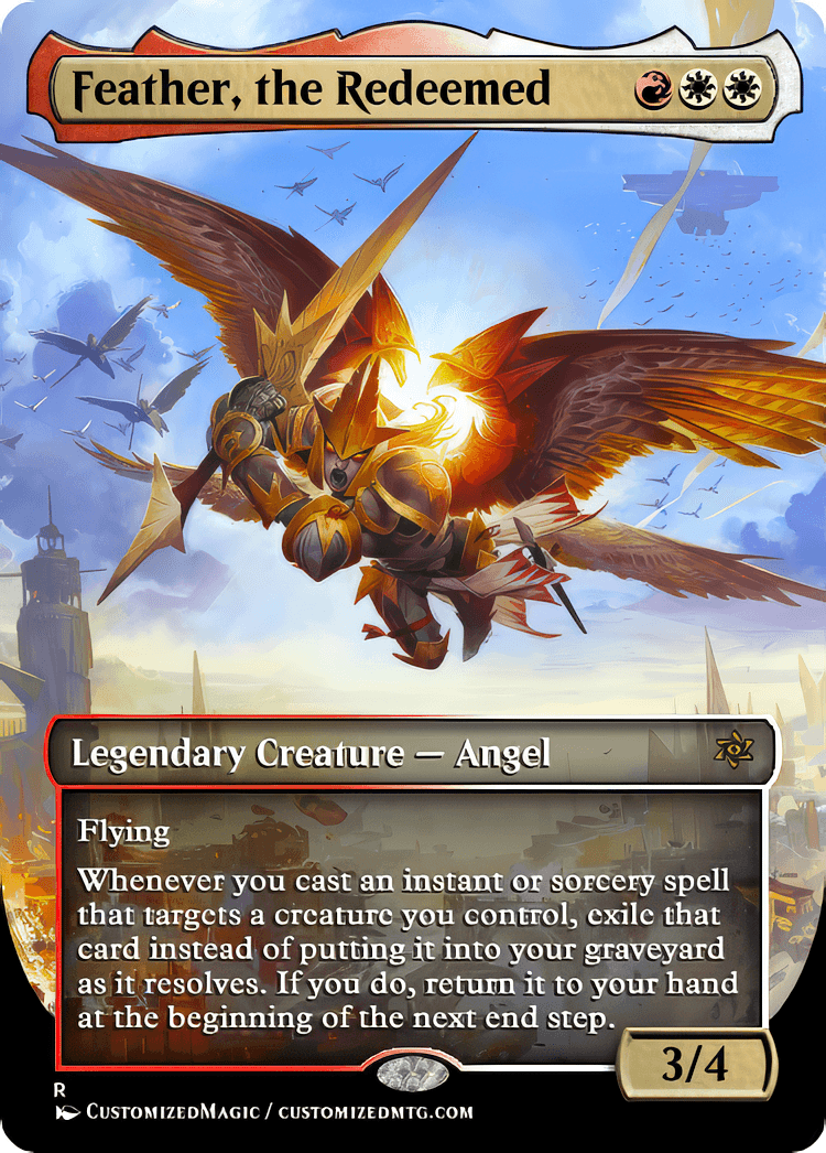 Feather, the Redeemed | Feather the Redeemed.11 | Magic the Gathering / MTG Proxy Cards | Feather Feather, the Redeemed - Image 9