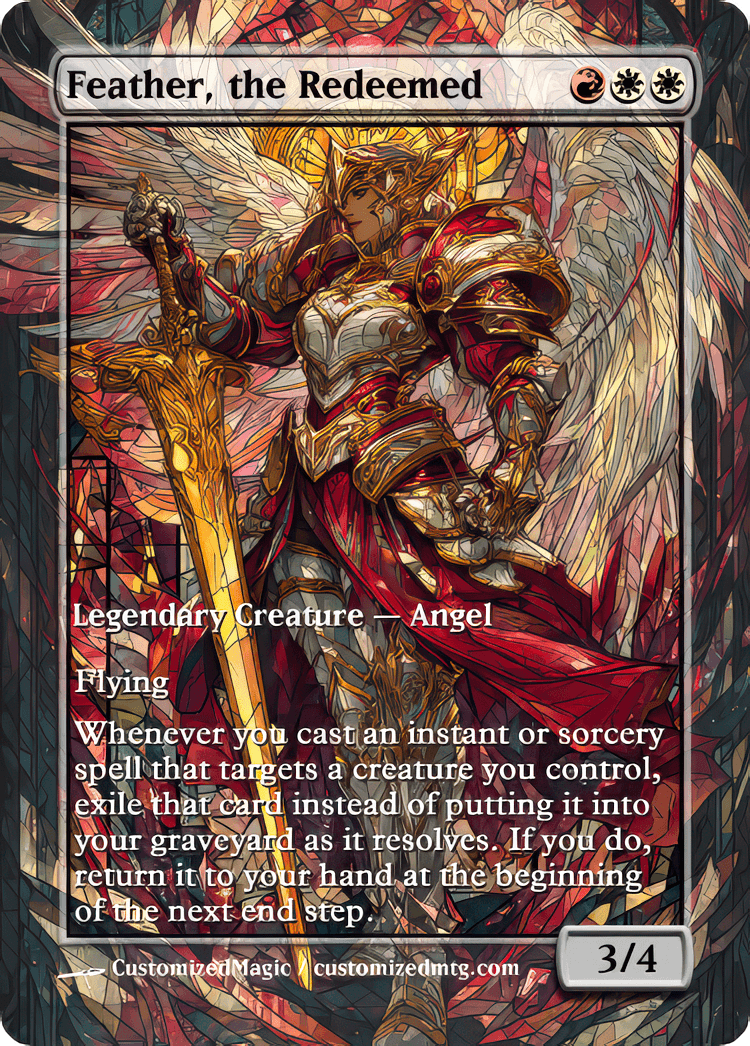 Feather, the Redeemed | Feather the Redeemed.12 | Magic the Gathering / MTG Proxy Cards | Feather Feather, the Redeemed - Image 8