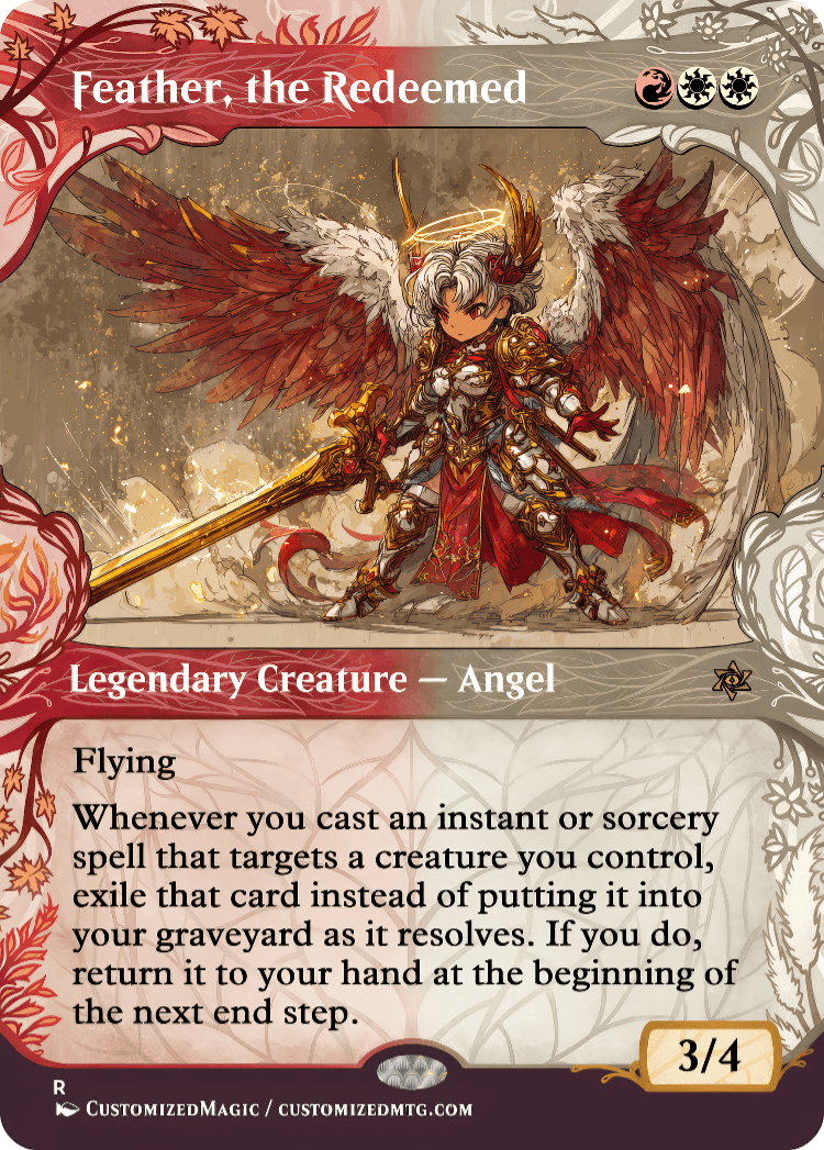 Feather, the Redeemed | Feather the Redeemed.13 | Magic the Gathering / MTG Proxy Cards | Feather Feather, the Redeemed - Image 7