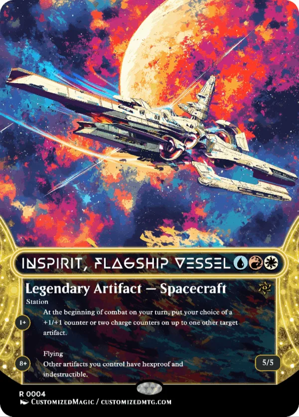 Edge Of Eternities - Legendary Spacecraft - Stellar Sights | Magic The  Gathering Proxy Cards
