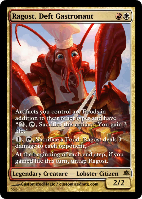 Ragost, Deft Gastronaut | Magic The Gathering Proxy Cards Ragost, Deft Gastronaut | Magic The Gathering Proxy Cards