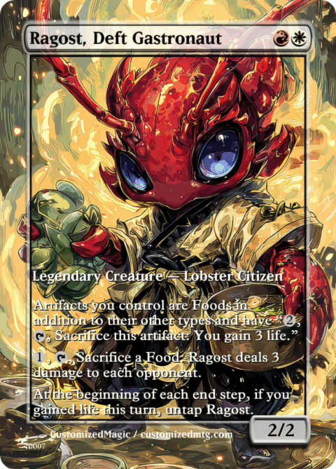 Ragost, Deft Gastronaut | Magic The Gathering Proxy Cards