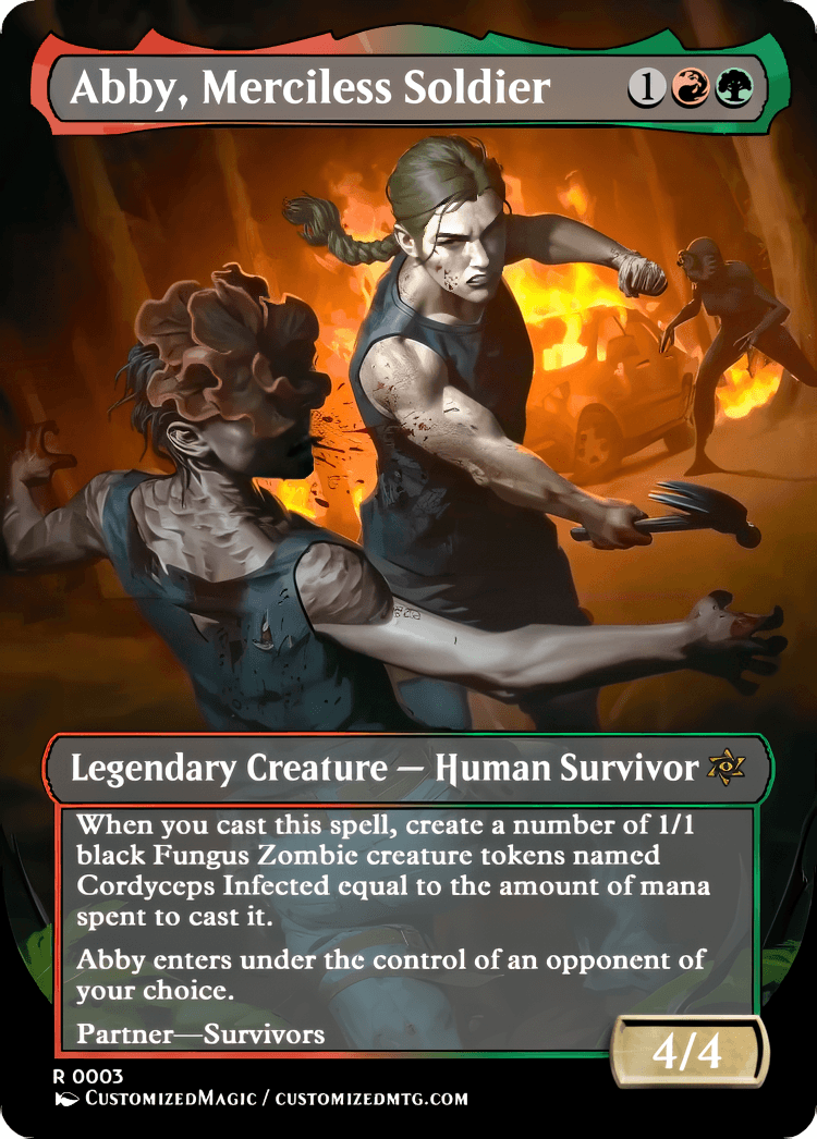 Secret Lair x PlayStation | Abby Merciless Soldier | Magic the Gathering / MTG Proxy Cards | Magic the Gathering Proxy Cards Secret Lair x PlayStation | Abby Merciless Soldier | Magic the Gathering / MTG Proxy Cards | Magic the Gathering Proxy Cards