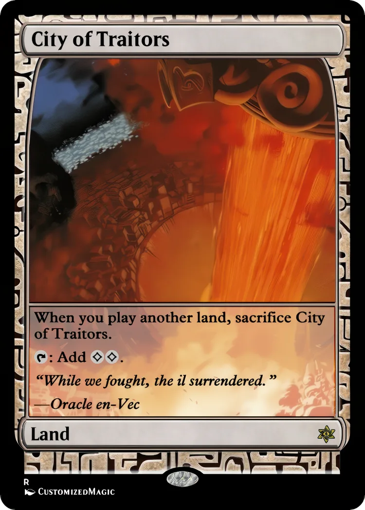 City of Traitors | City of Traitors.21 | Magic the Gathering / MTG Proxy Cards | Shock Lands