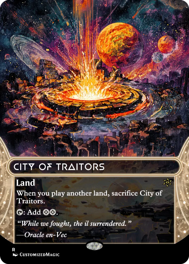 City of Traitors | City of Traitors.22 | Magic the Gathering / MTG Proxy Cards | Shock Lands