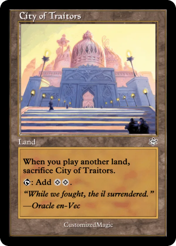 City Of Traitors | Magic The Gathering Proxy Cards