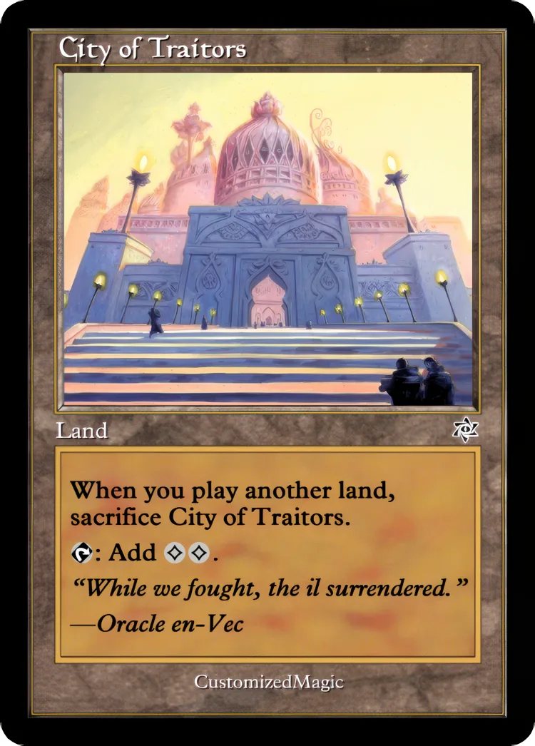 City of Traitors | City of Traitors.23 | Magic the Gathering / MTG Proxy Cards | Shock Lands