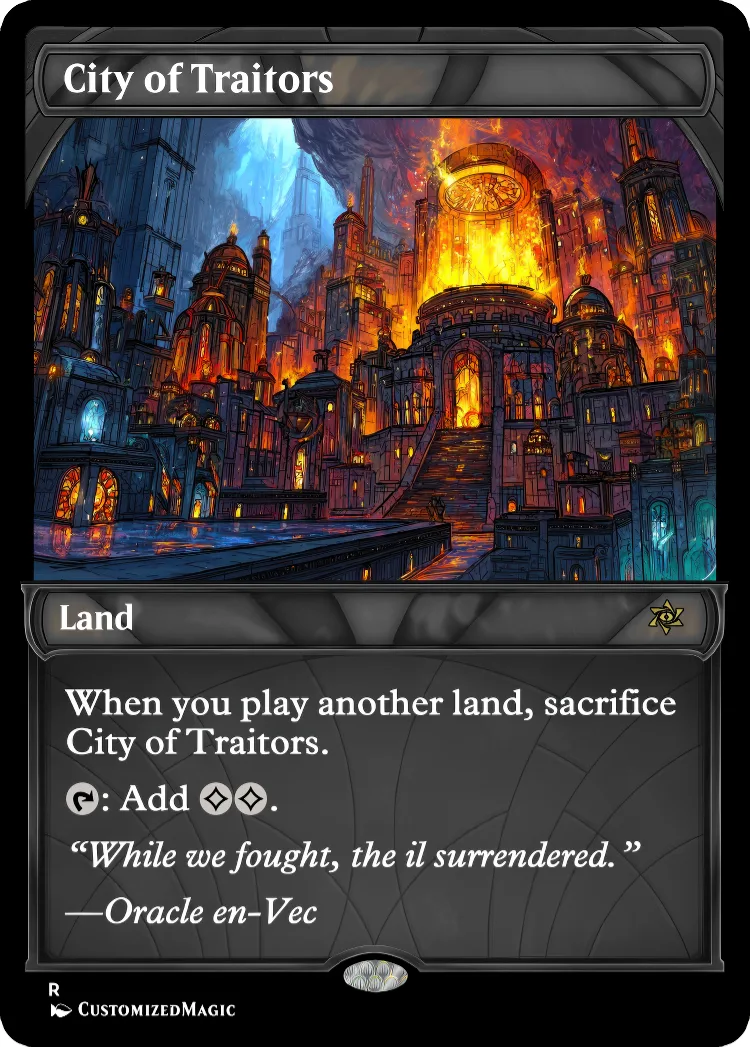 City of Traitors | City of Traitors.24 | Magic the Gathering / MTG Proxy Cards | Shock Lands