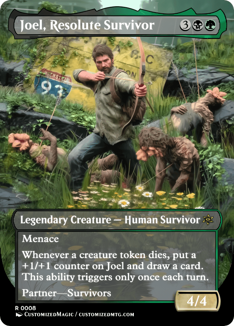 Secret Lair x PlayStation | Joel Resolute Survivor | Magic the Gathering / MTG Proxy Cards | Magic the Gathering Proxy Cards Secret Lair x PlayStation | Joel Resolute Survivor | Magic the Gathering / MTG Proxy Cards | Magic the Gathering Proxy Cards