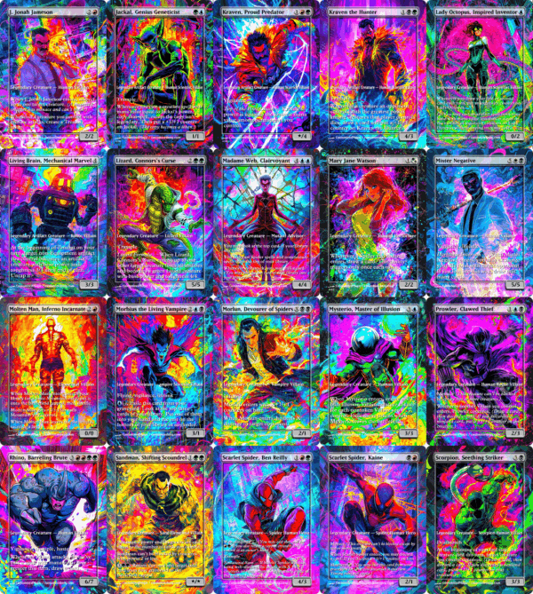 Marvels Spider-Man - Commanders - Neon Edition Part 2 of 4