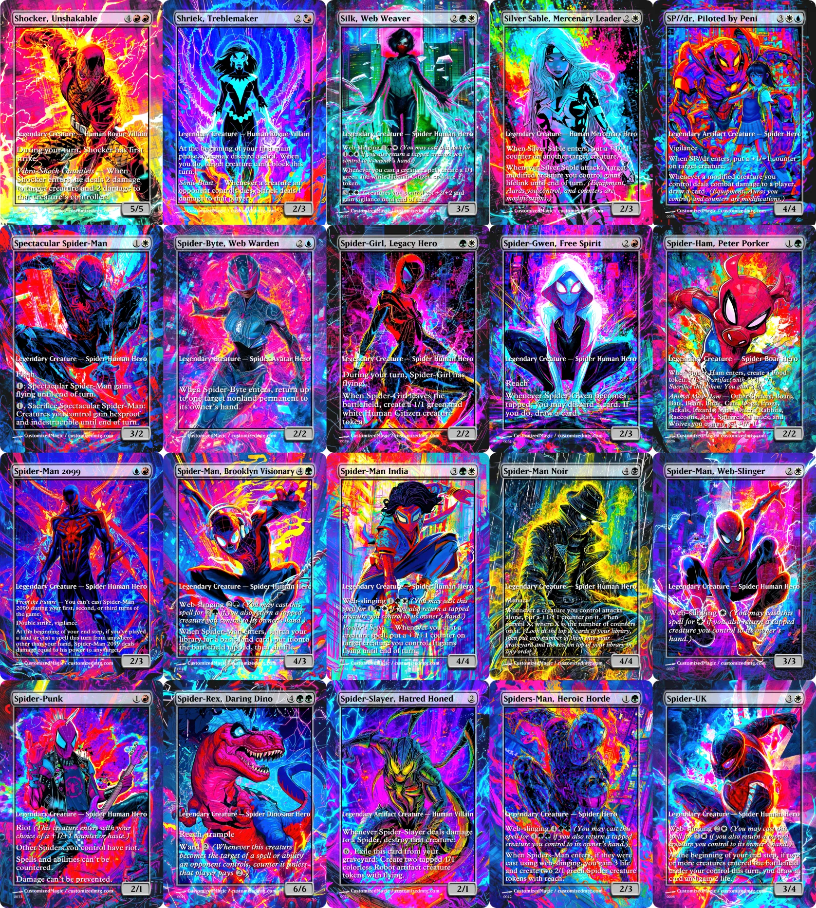 Marvels Spider-Man - Commanders - Neon Edition Part 3 of 4