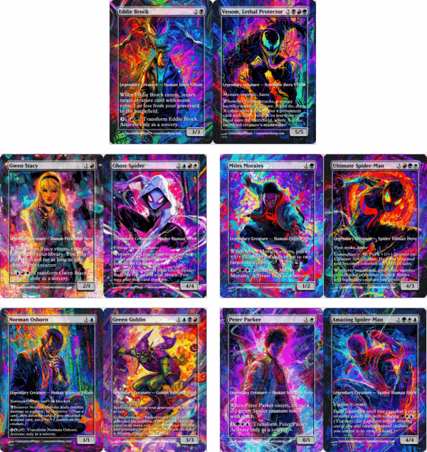 Marvels Spider-Man - Double-Sided Commanders - Neon Edition