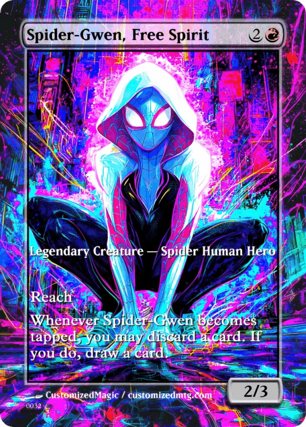 Marvels Spider-Man - Commanders - Neon Edition Part 3 Of 4 | Magic The  Gathering Proxy Cards