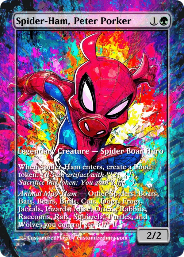Marvels Spider-Man - Commanders - Neon Edition Part 3 Of 4 | Magic The  Gathering Proxy Cards