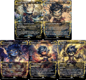 Homepage | Game Night 2018 Mythic Creatures Chibi Edition.2 | Magic the Gathering / MTG Proxy Cards | Magic the Gathering Proxy Cards Game Night 2018 Mythic Creatures - Chibi Edition
