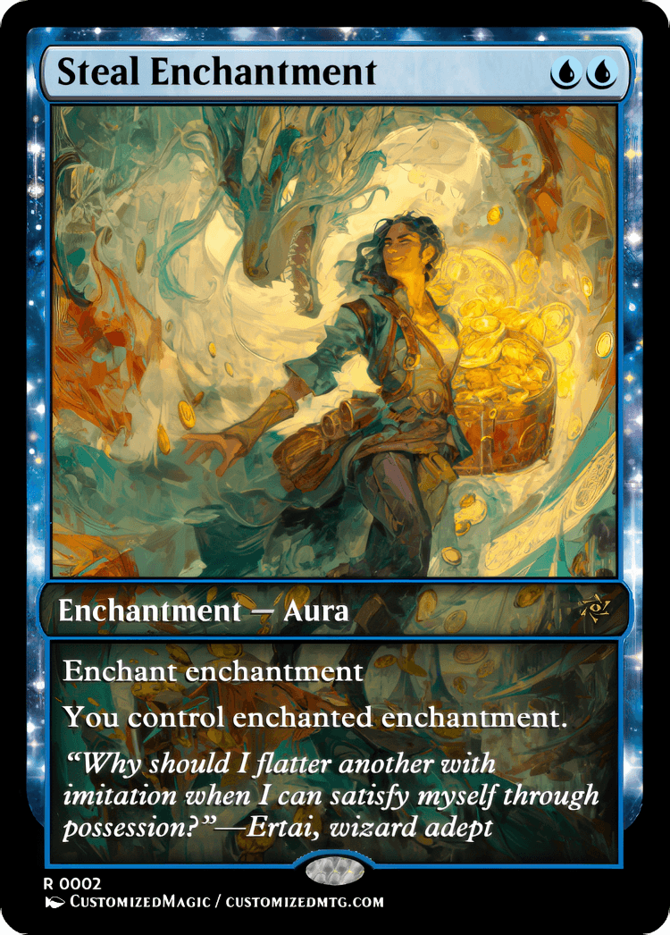 Steal Enchantment | Steal Enchantment.11 | Magic the Gathering / MTG Proxy Cards | Steal Enchantment Steal Enchantment - Image 6