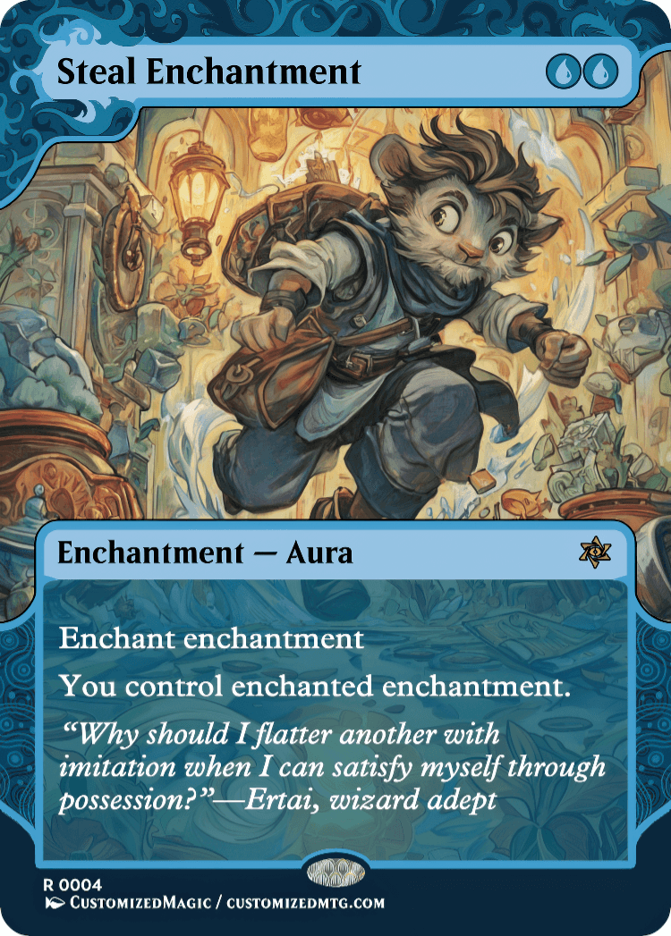 Steal Enchantment | Steal Enchantment.13 | Magic the Gathering / MTG Proxy Cards | Steal Enchantment Steal Enchantment