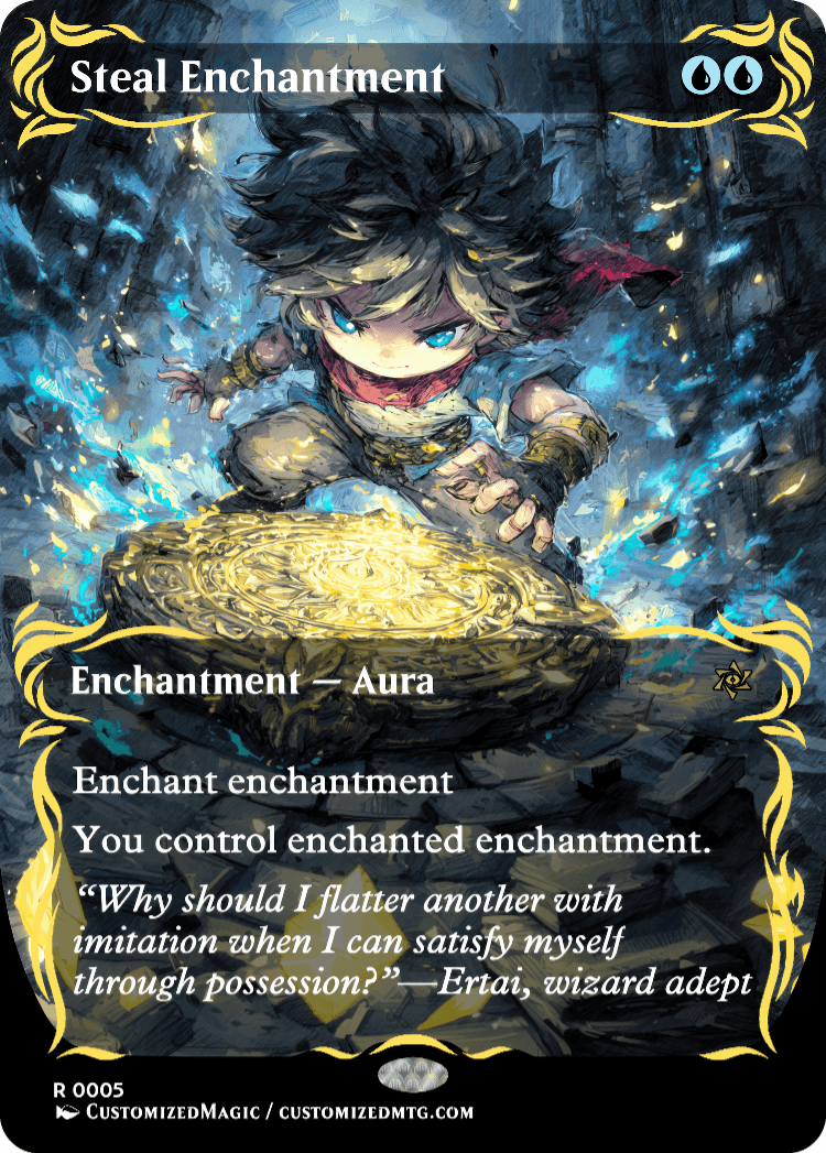 Steal Enchantment | Steal Enchantment.14 | Magic the Gathering / MTG Proxy Cards | Steal Enchantment Steal Enchantment - Image 7